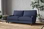 Marri Medium Sofa - Recycled Cotton Navy-nkuku