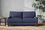 Marri Medium Sofa - Recycled Cotton Navy-nkuku