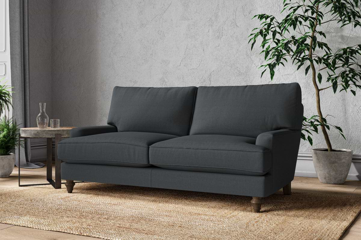 Marri Medium Sofa - Recycled Cotton Thunder-nkuku