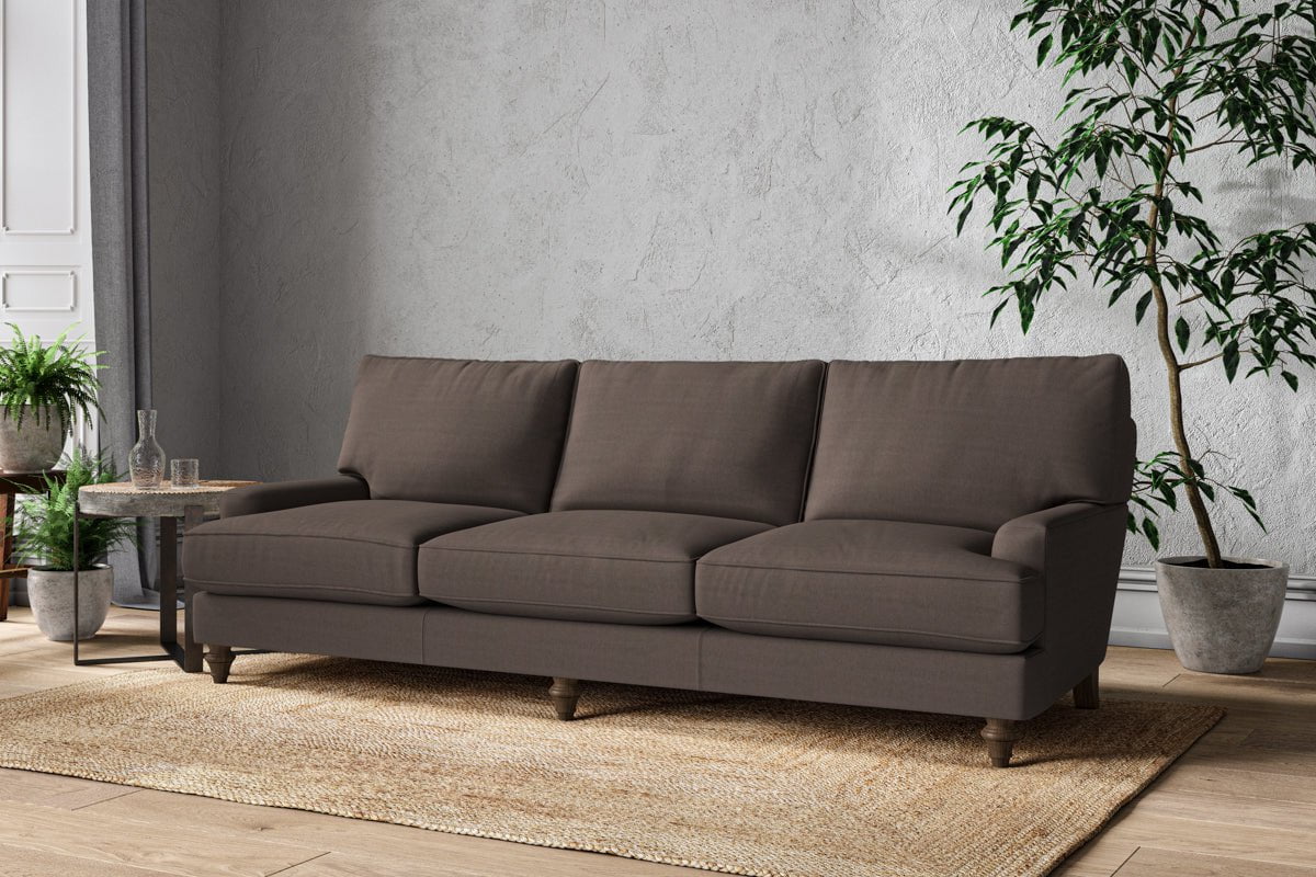 Marri Super Grand Sofa - Recycled Cotton Mocha-nkuku