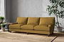 Marri Super Grand Sofa - Recycled Cotton Ochre-nkuku