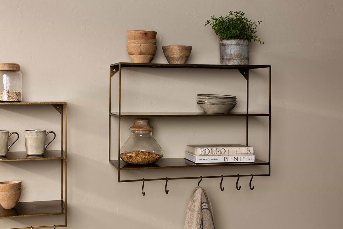 Iron shelf top