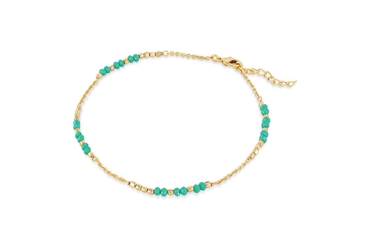 Mindra Anklet - Turquoise-nkuku