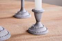 Moremi Candle Holders - Aged Zinc - (Set of 3)-nkuku