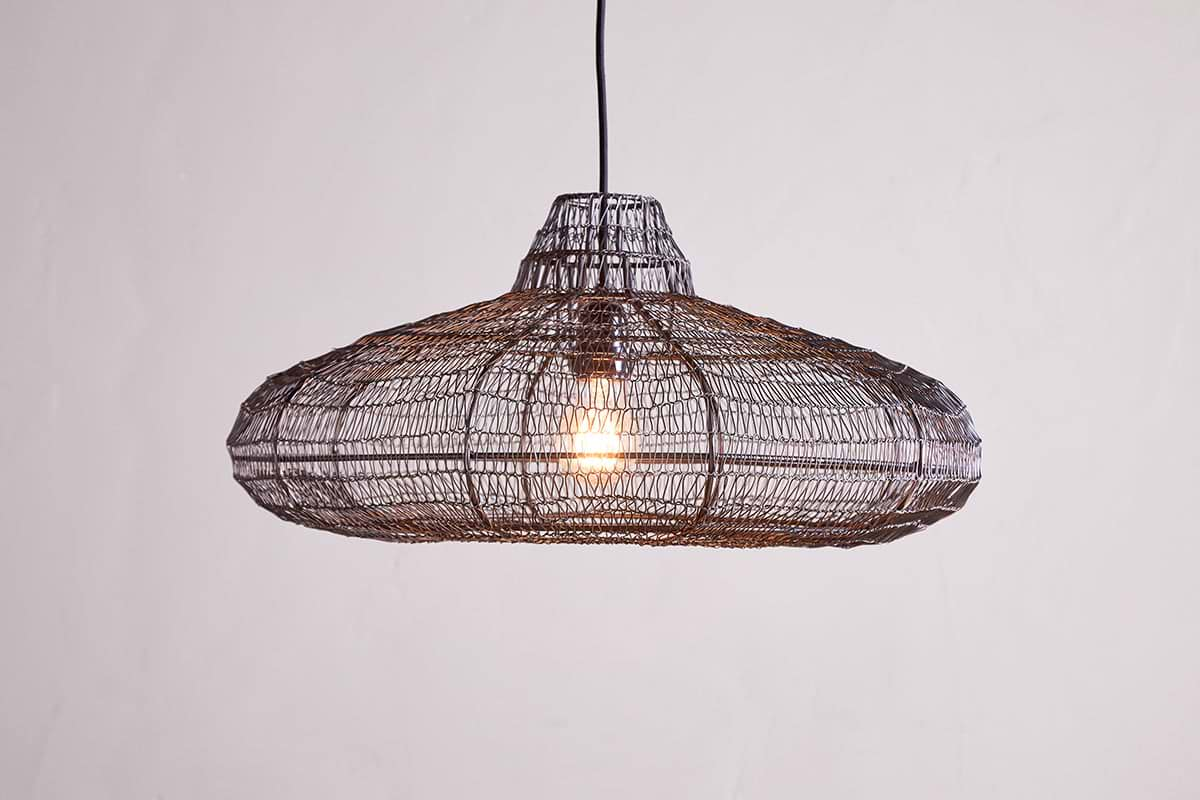 Mukuni Wire Lampshade - Bronze/Black-nkuku