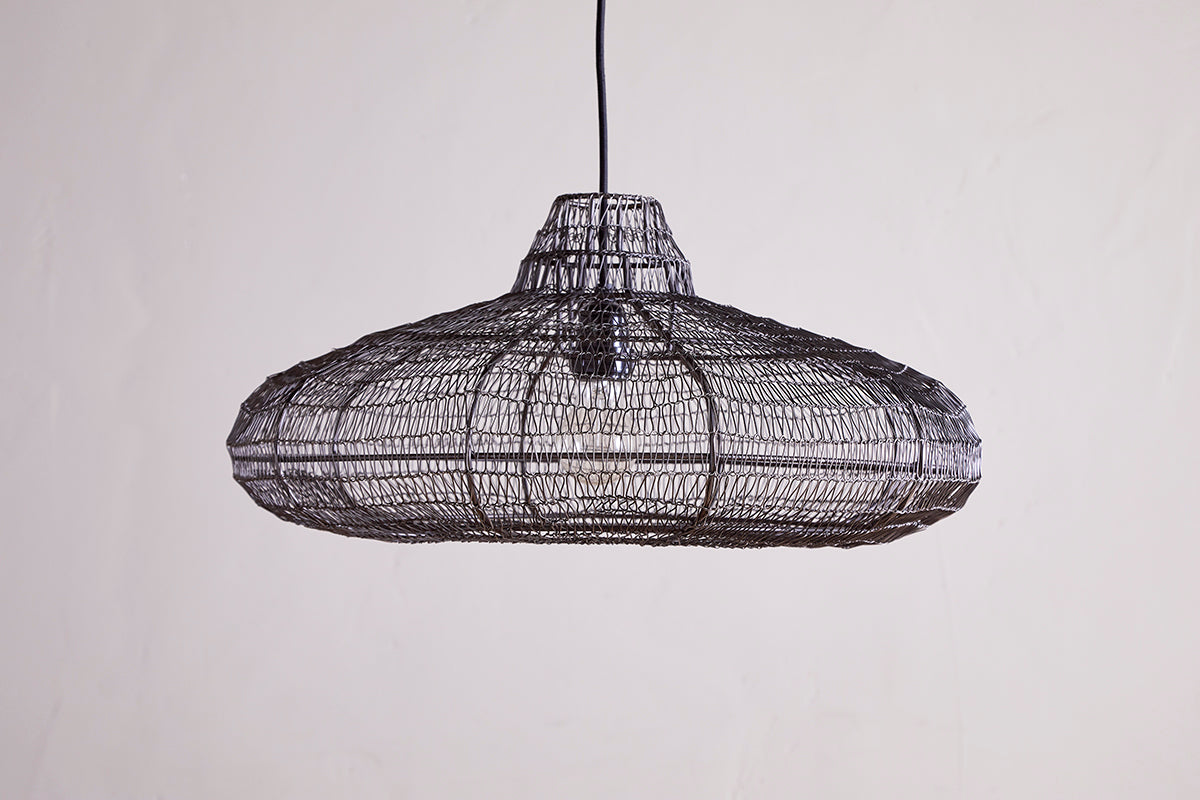 Mukuni Wire Lampshade - Bronze/Black-nkuku