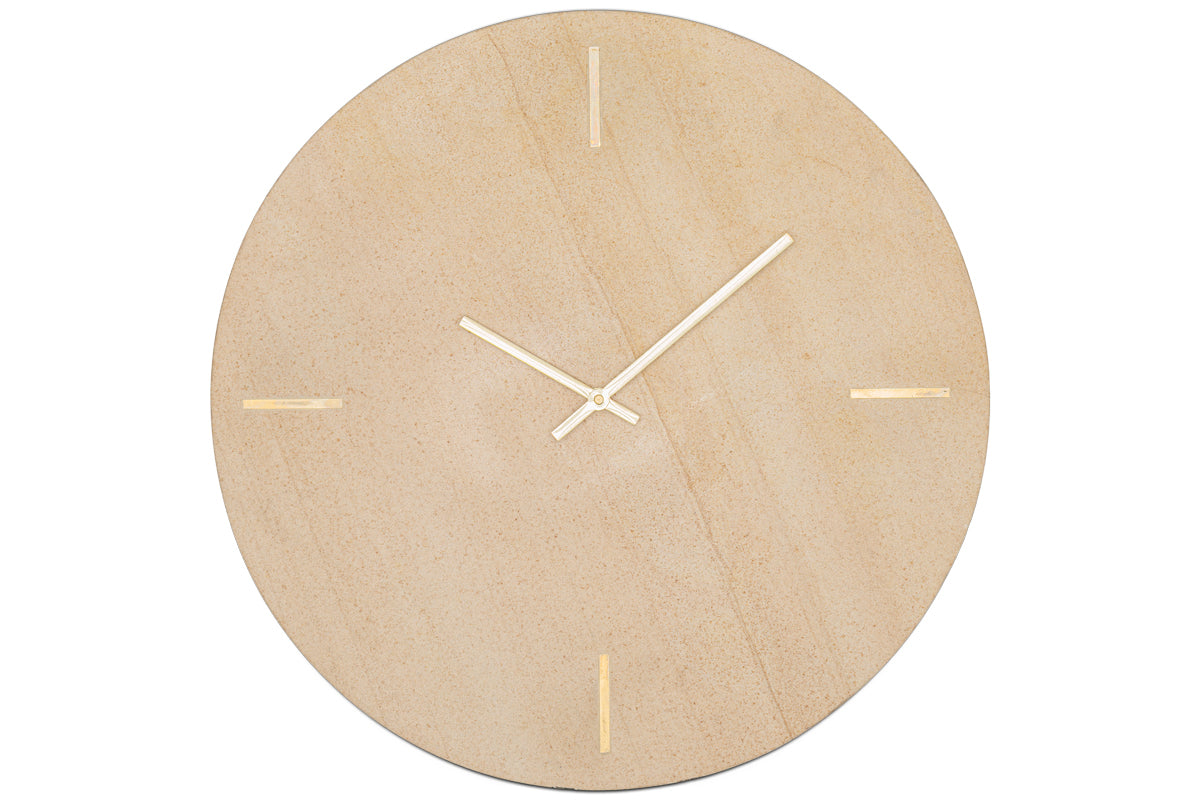 Nangal Stone Clock - Natural