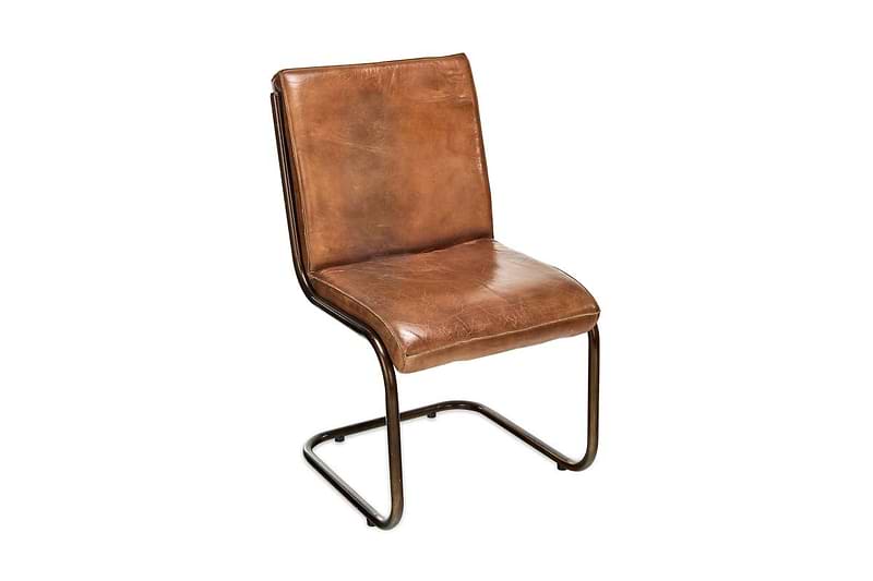 Narwana Leather Desk Chair - Aged Tan
