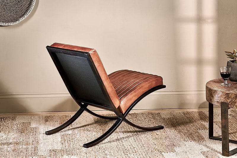 Narwana Ribbed Leather Lounger