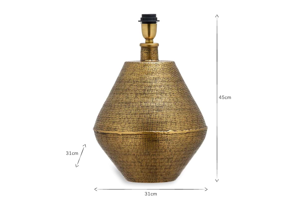 Nalgonda Lamp - Antique Brass - Large