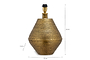 Nalgonda Lamp - Antique Brass - Large