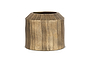 Nabara Cast Aluminium Planter - Antique Brass