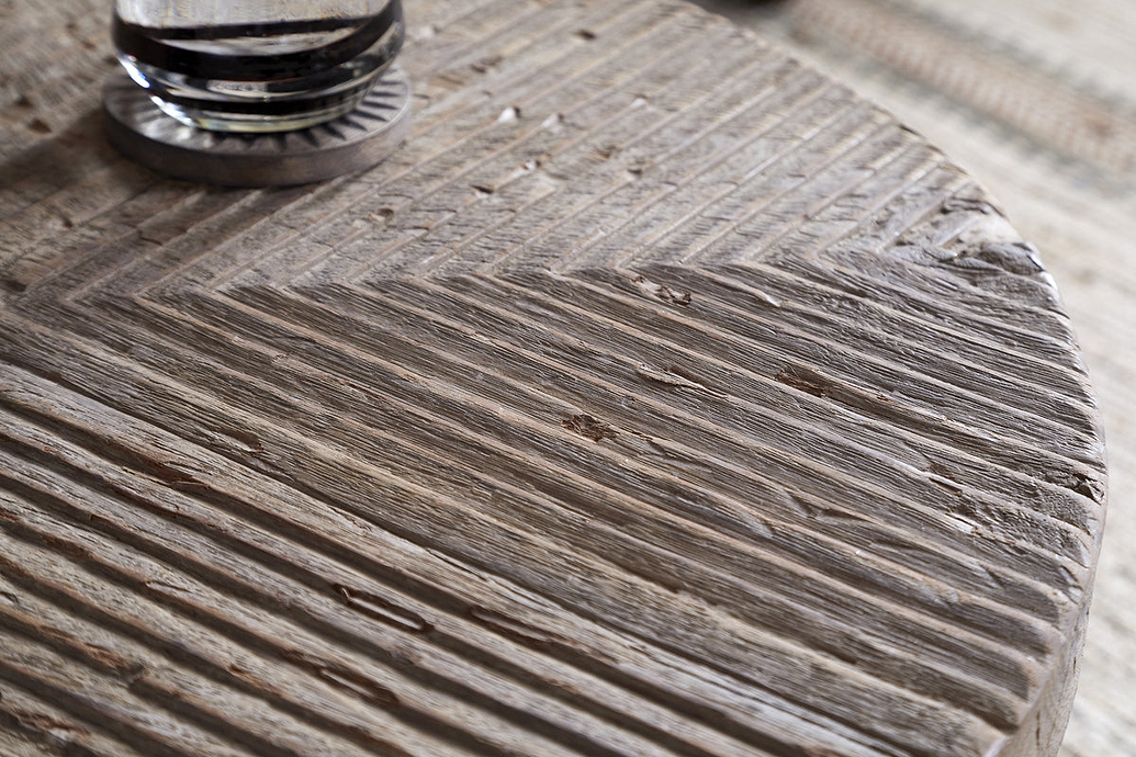 Chakala Reclaimed Wood Coffee Table - Reclaimed Wood & Iron