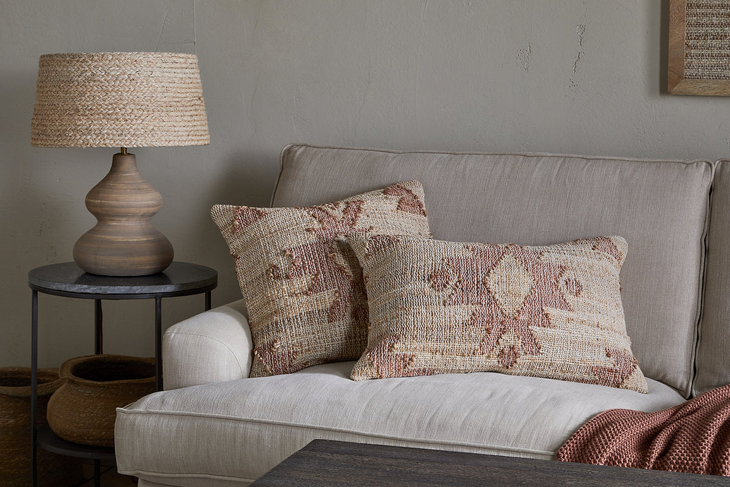 Nila Gul Cushion Cover - Rust