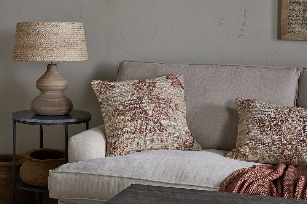 Nila Gul Cushion Cover - Rust