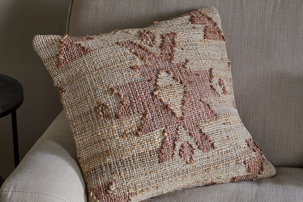 Nila Gul Cushion Cover - Rust
