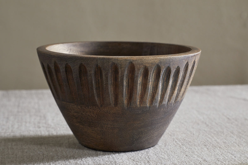 Eisha Serving Bowl - Brown