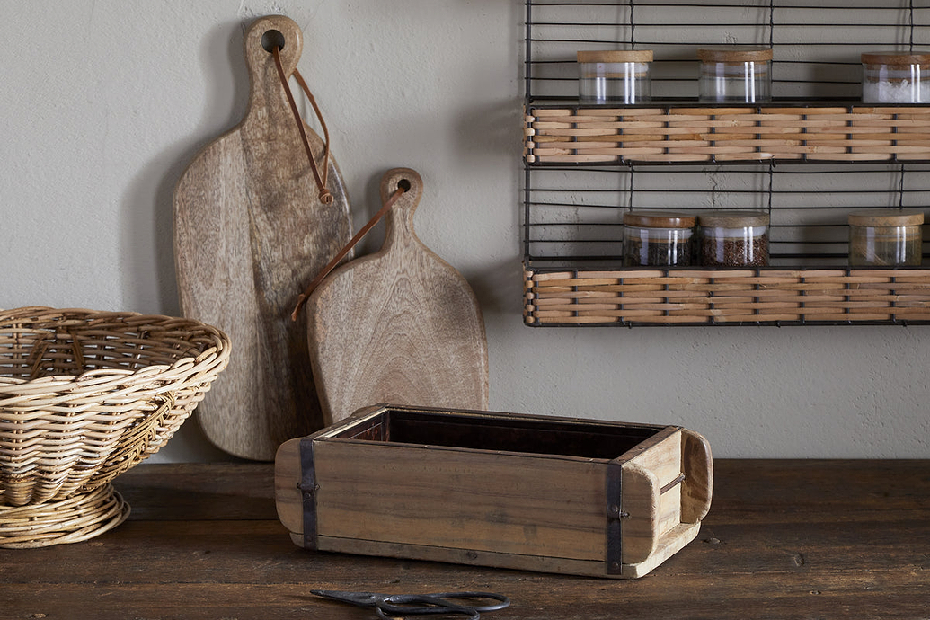 Dudha Reclaimed Brick Box - Natural