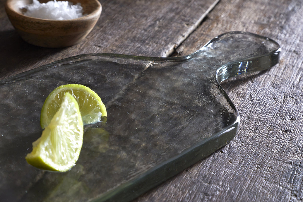 Komal Serving Platter - Clear