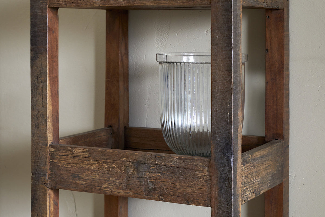Akara Reclaimed Wood Storage Caddy - Natural