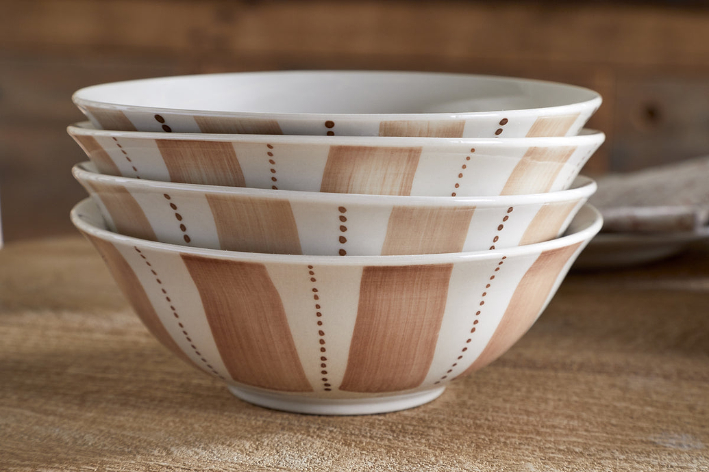 Patthar Cereal Bowl - Cream & Clay