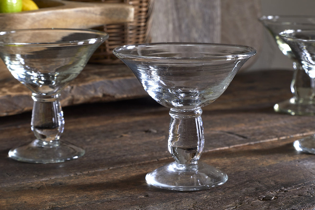 Sooraj Champagne Coupe - Clear - (Set of 4)