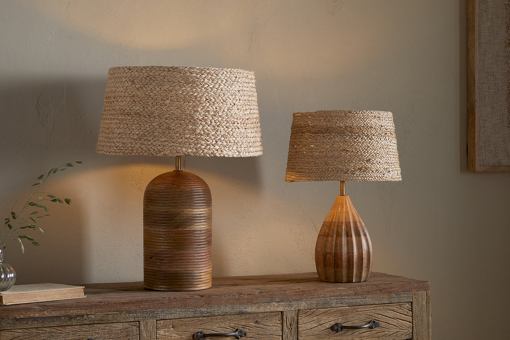 Pisang Natural Lampshade - Natural
