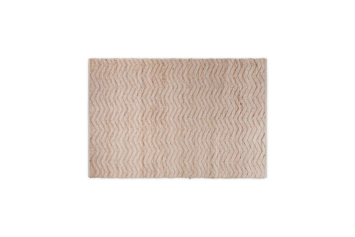 Nabami Chevron Jute Rug - Natural-nkuku