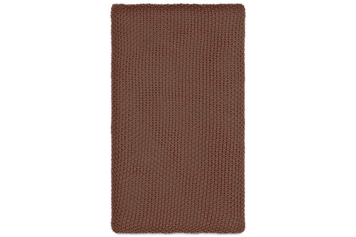 Nahan Moss Stitch Cotton Throw - Rust-nkuku