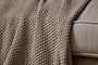 Nahan Moss Stitch Cotton Throw - Stone-nkuku