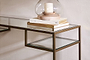 Nakuru Iron & Glass Console Table- nkuku