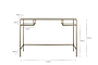 Nakuru Iron & Glass Console Table- nkuku