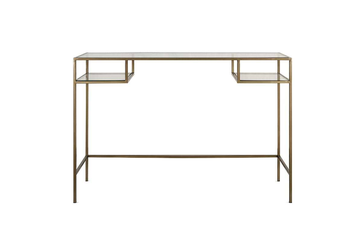 Nakuru Iron & Glass Console Table- nkuku