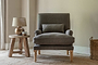 Nalla Wool Armchair - Charcoal- nkuku