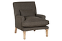 Nalla Wool Armchair - Charcoal- nkuku