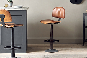 Narwana Bar Chair - Aged Tan-nkuku