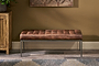 Nasan Leather Upholstered Bench