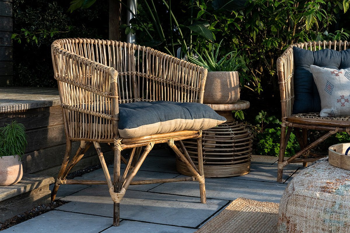 Nesari Rattan Armchair-nkuku