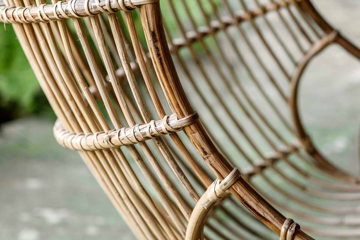 Nesari Rattan Hanging Chair - Natural-nkuku