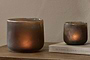 Nesda Tealight Holder - Frosted Black-nkuku