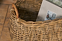 Netra Rattan Basket - Natural-nkuku