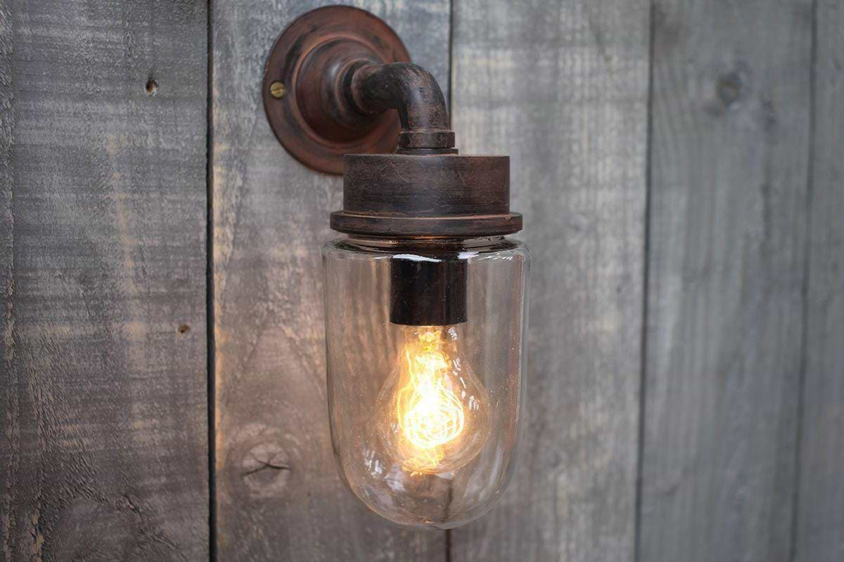 Ngari Outdoor Light - Rust-nkuku