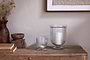 Nia Recycled Glass Candle Holder - Clear-nkuku