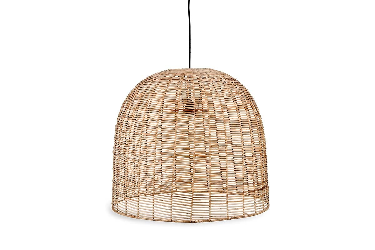 Noko Wicker Dome Pendant - Large-nkuku