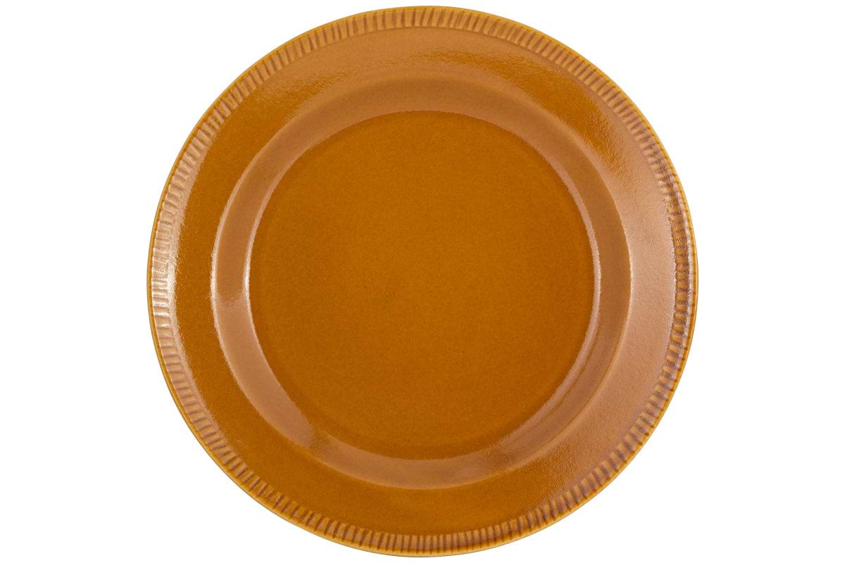 Nuwara Dinner Plate - Mustard-nkuku