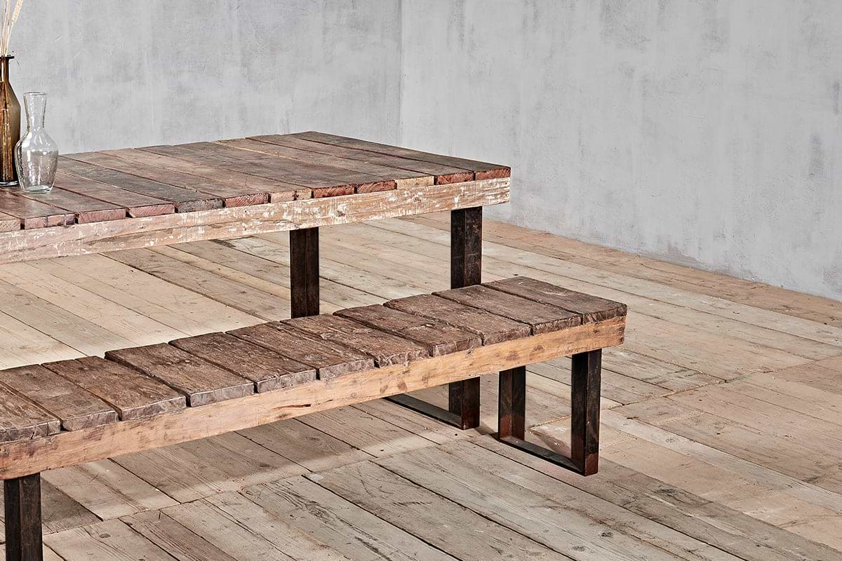 Oso Wooden Bench - Small