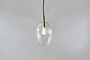 Otoro Recycled Glass Pendant - Clear - Small Oval