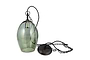 Otoro Recycled Glass Pendant - Green - Large Oval
