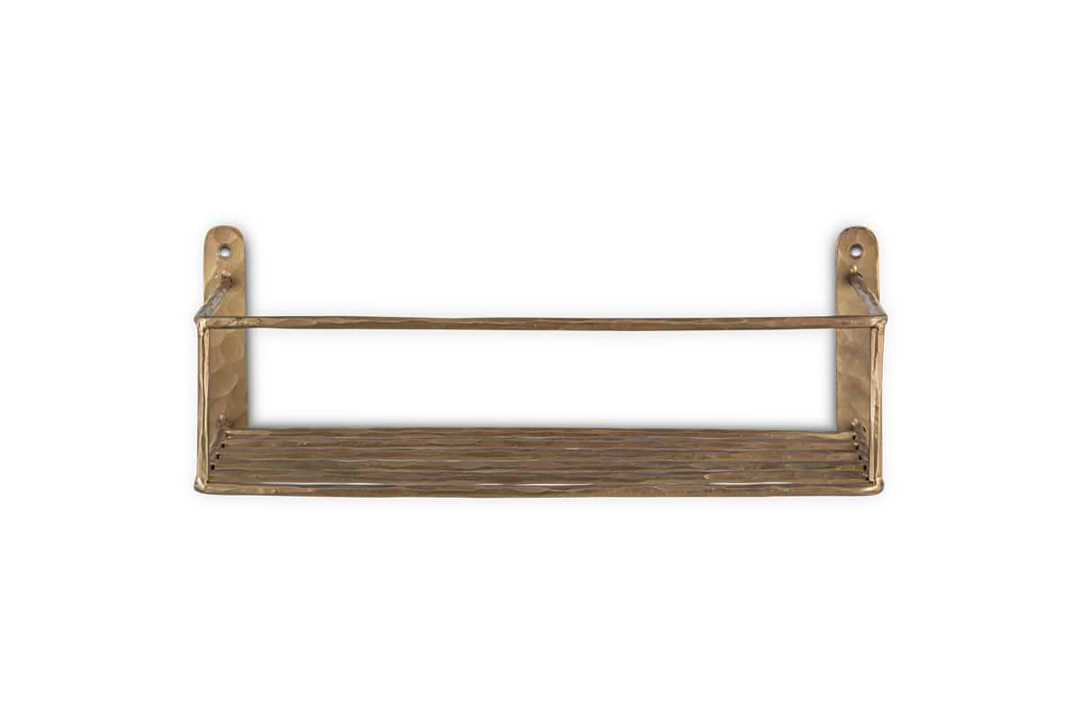 Olani Bathroom Shelf - Antique Brass-nkuku