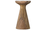 Omari Mango Wood Candlestick - Natural-nkuku